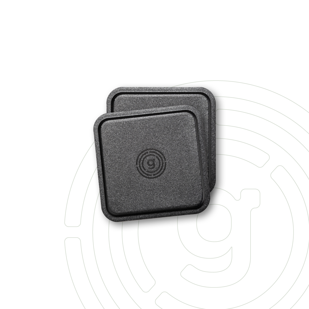 Dessous de verre Nano Gel 2.0 (carré) noir