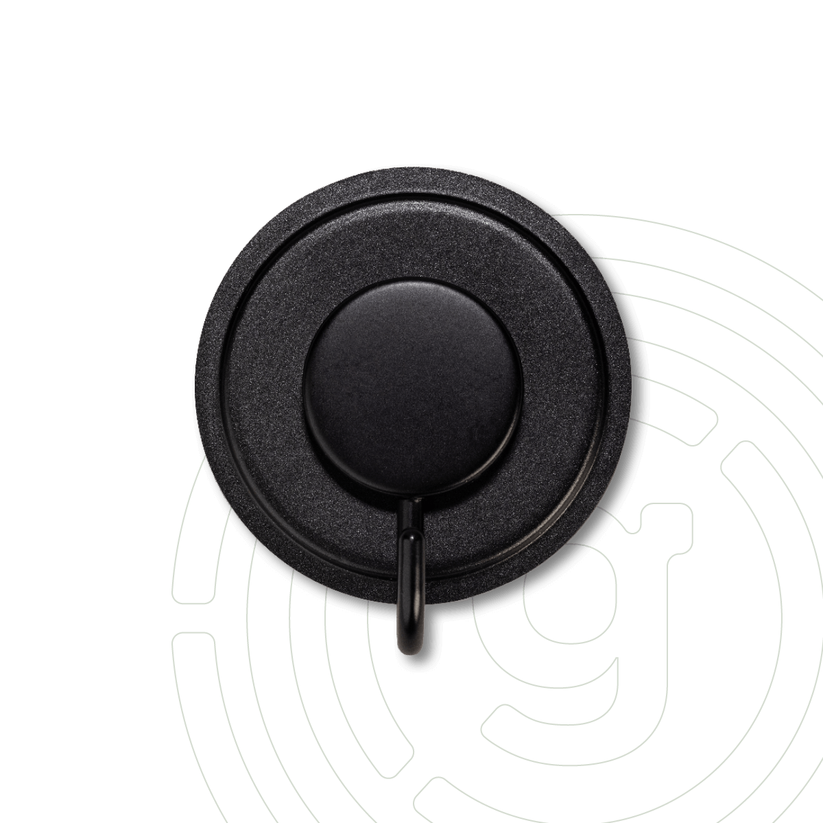 Crochet magnétique « Hold On » (avec coussinet en nano gel) noir