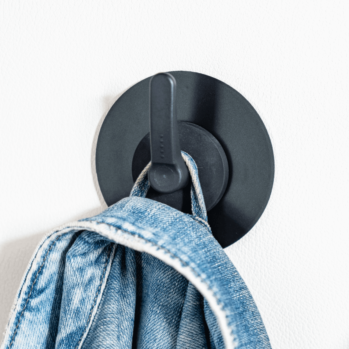 Metall-Pad Ø 8,0 cm mit 3M VHB™ Kleberückseite schwarz