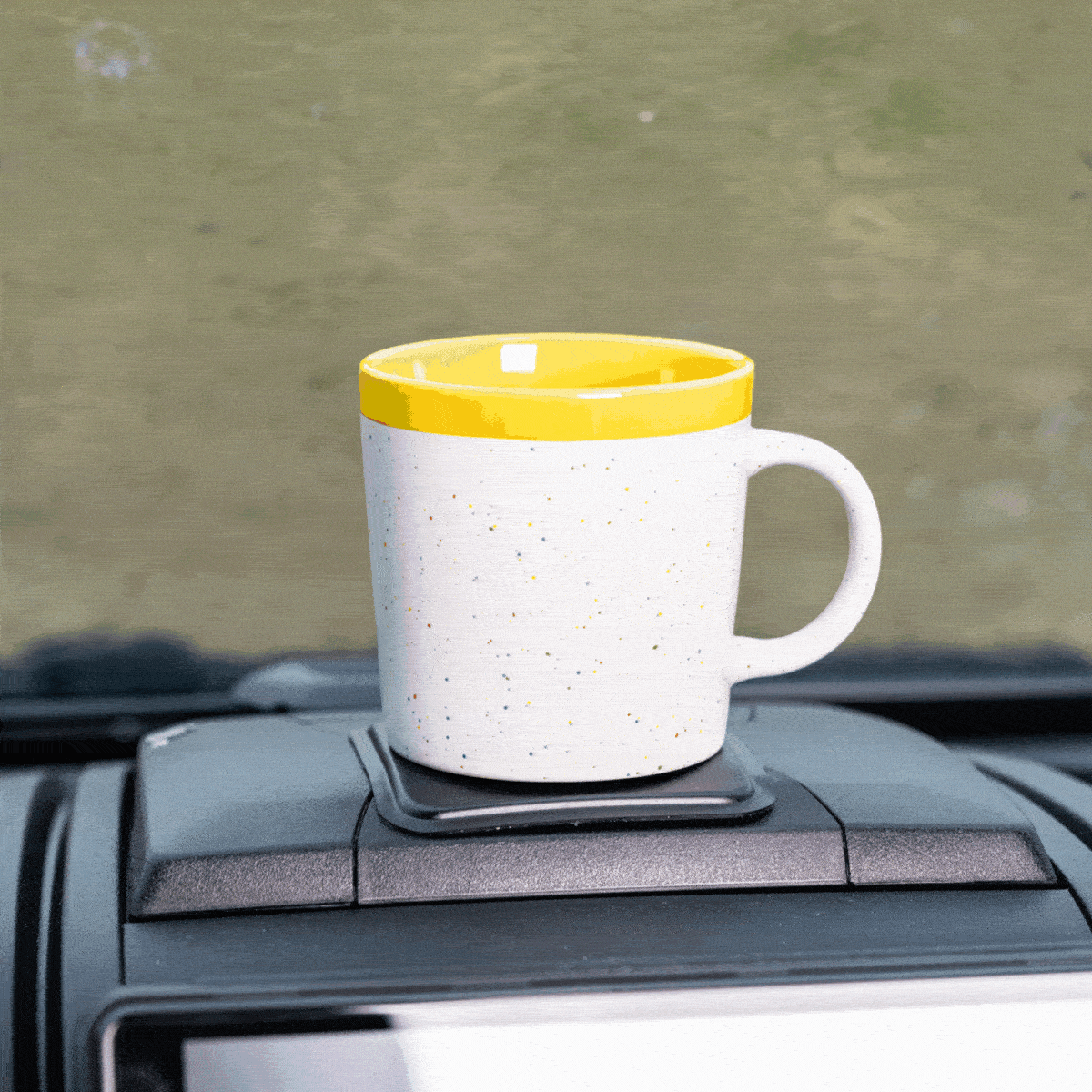 Dessous de verre Nano Gel 2.0 (carré) noir