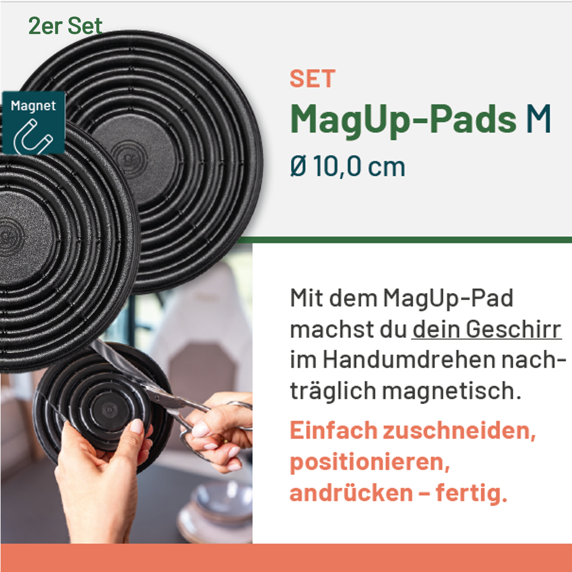 MagUp-Pad M noir