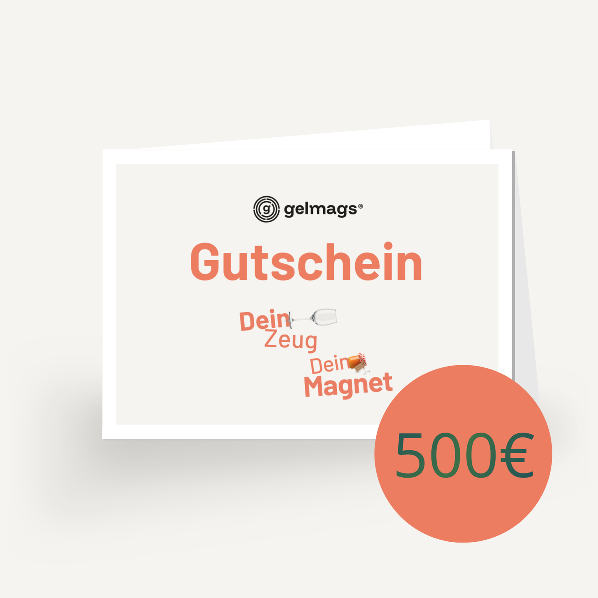 gelmags® Geschenkgutschein 500 €