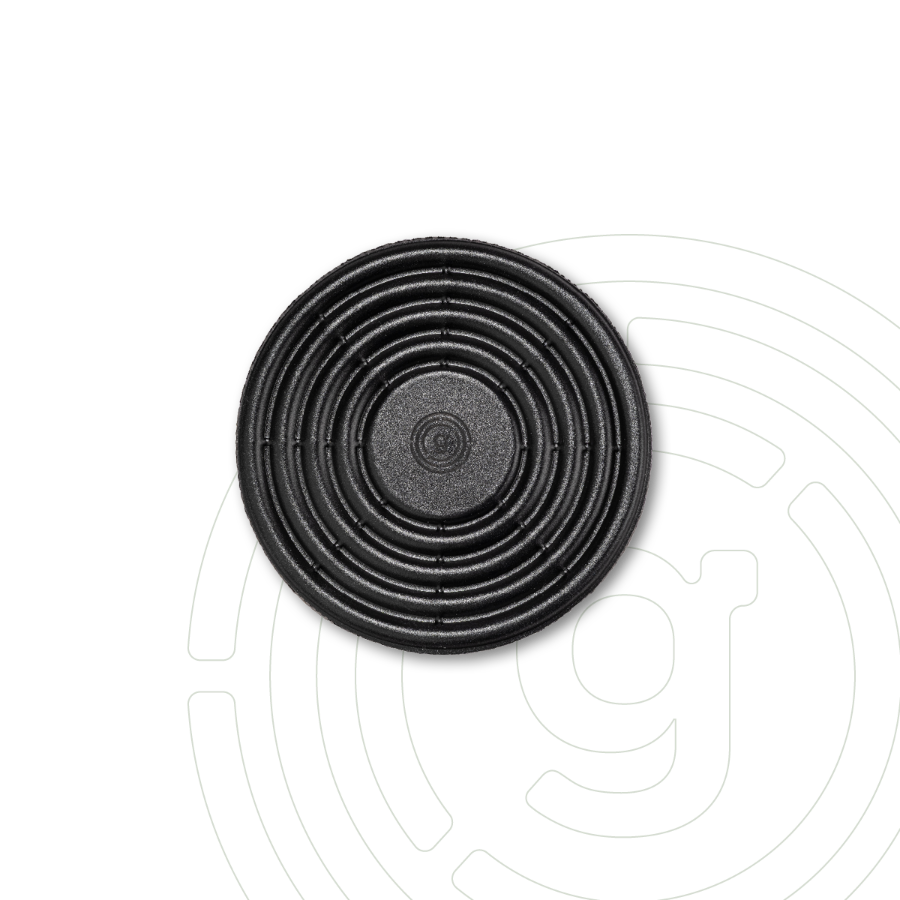 gelmags® MagUp-Pad M in schwarz zur magnetischen Befestigung von Tassen und Bechern
