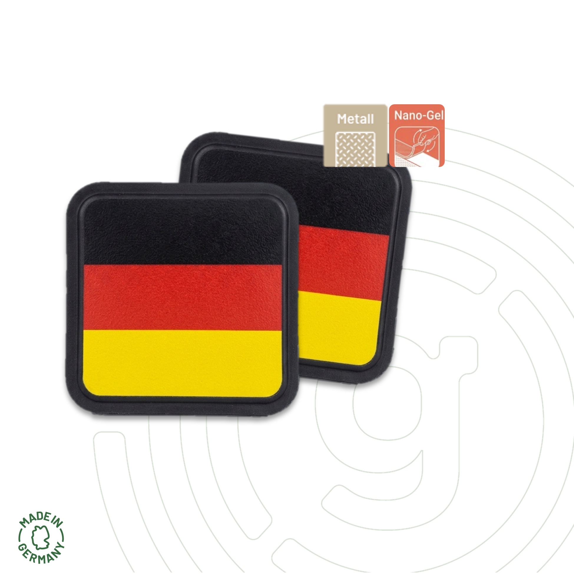 Nano Gel Coaster 2.0 (square) black 